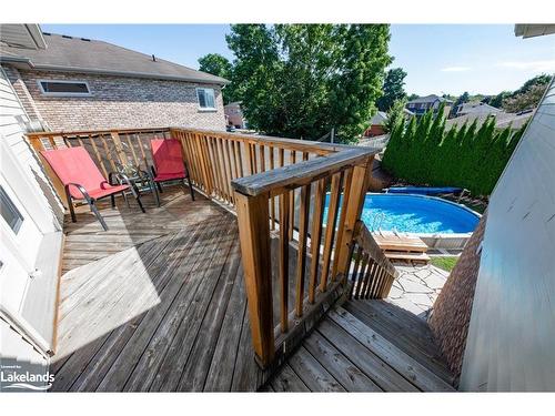 911 Watson Place, Midland, ON - Outdoor With Above Ground Pool With Deck Patio Veranda With Exterior