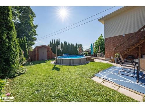 911 Watson Place, Midland, ON - Outdoor With Above Ground Pool With Backyard