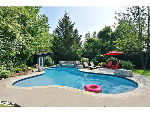 159 Indian Circle, The Blue Mountains, ON - Outdoor With In Ground Pool With Backyard