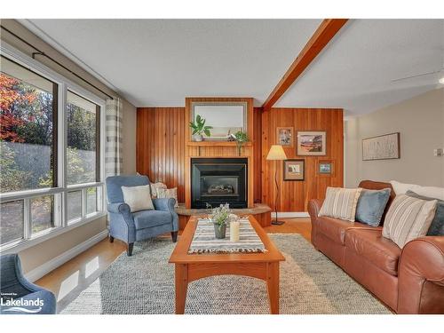 29 Sellens Avenue, Bracebridge, ON - Indoor Photo Showing Living Room With Fireplace