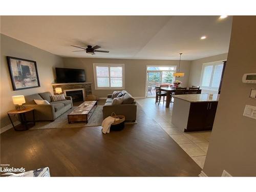 15 Marine View Drive, Collingwood, ON - Indoor Photo Showing Living Room With Fireplace