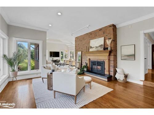 3 Rutland Hill Court, Caledon, ON - Indoor Photo Showing Living Room With Fireplace