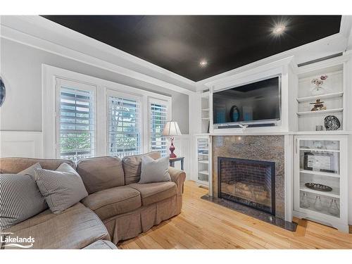 7597 County 9 Road, Clearview, ON - Indoor Photo Showing Living Room With Fireplace