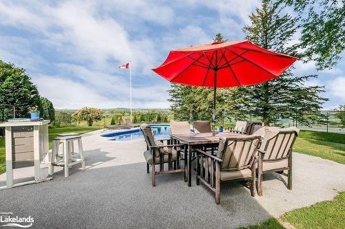 828350 32 Side Road Glencairn Townline, Mulmur, ON - Outdoor With In Ground Pool