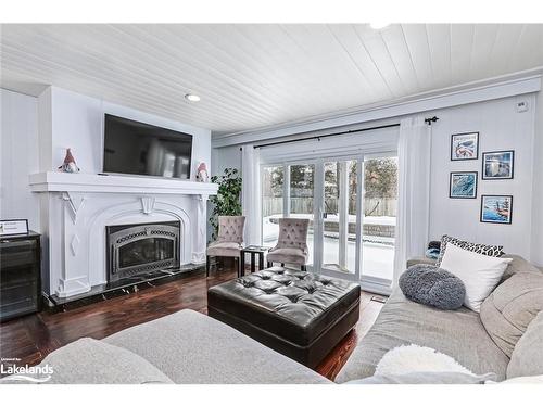 209846 Highway 26, The Blue Mountains, ON - Indoor Photo Showing Living Room With Fireplace