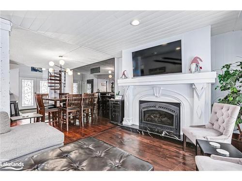 209846 Highway 26, The Blue Mountains, ON - Indoor Photo Showing Living Room With Fireplace