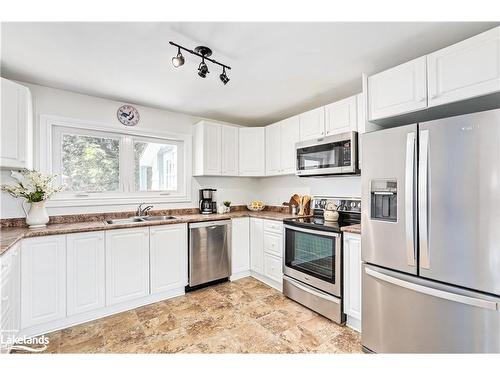 A-272 Sykes Street S, Meaford, ON - Indoor Photo Showing Kitchen With Stainless Steel Kitchen With Double Sink