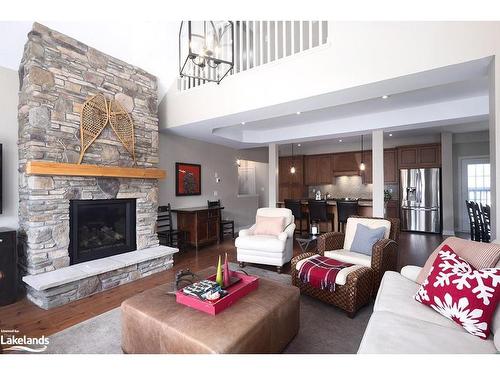 150 National Drive, The Blue Mountains, ON - Indoor Photo Showing Living Room With Fireplace