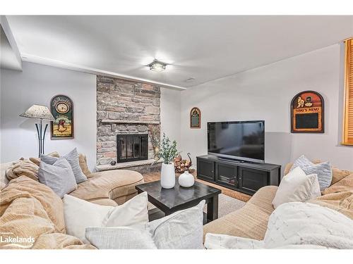 17 Trails End, Collingwood, ON - Indoor Photo Showing Living Room With Fireplace