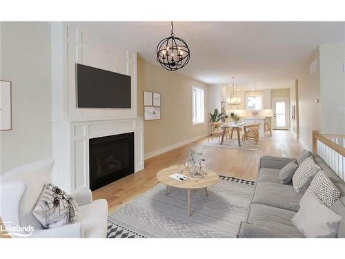 19 Gordon Crescent, Meaford, ON - Indoor Photo Showing Living Room With Fireplace