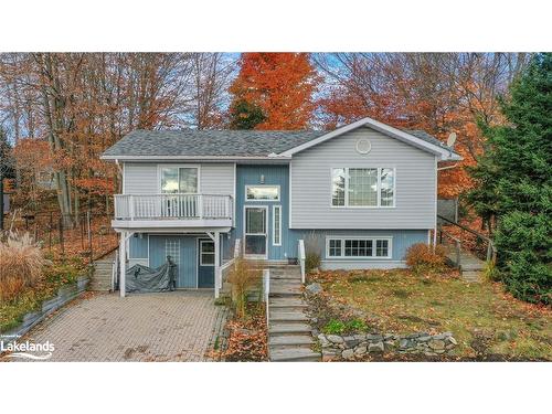 9 Crestview Drive, Huntsville, ON - Outdoor With Deck Patio Veranda With Facade