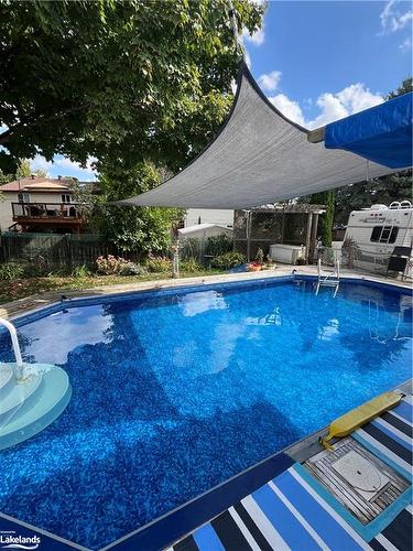 671 Algonquin Drive, Midland, ON - Outdoor With In Ground Pool With Backyard