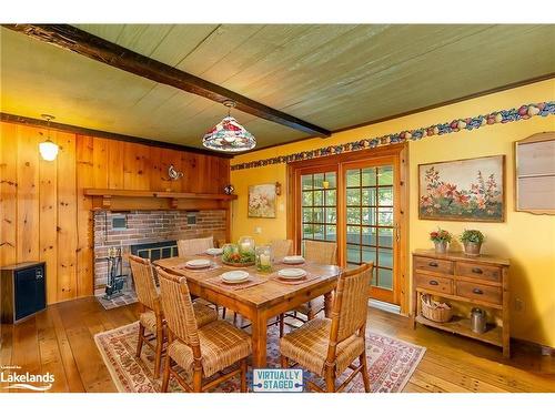 97 Hearthstone Drive, Trent Hills, ON - Indoor Photo Showing Dining Room With Fireplace