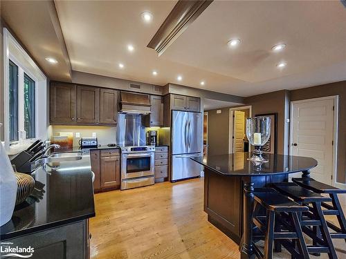 Sandfield 2 Week 10-3876 Muskoka Road 118, Port Carling, ON - Indoor Photo Showing Kitchen With Double Sink