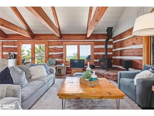 116 Lakeshore Road E, The Blue Mountains, ON - Indoor Photo Showing Living Room