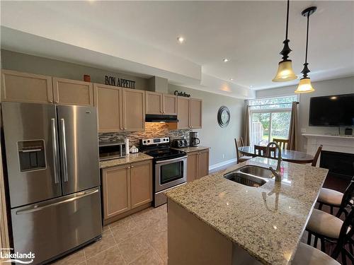 11-689616 Monterra Road, The Blue Mountains, ON - Indoor Photo Showing Kitchen With Stainless Steel Kitchen With Double Sink With Upgraded Kitchen