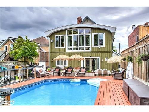 32 Nelson Street E, Meaford Municipality, ON - Outdoor With In Ground Pool With Deck Patio Veranda