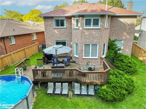 5 Mccutcheon Court, Barrie, ON - Outdoor With Above Ground Pool With Deck Patio Veranda With Exterior