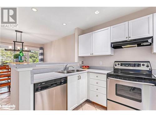 402 Mariners Way, Collingwood, ON - Indoor Photo Showing Kitchen With Double Sink