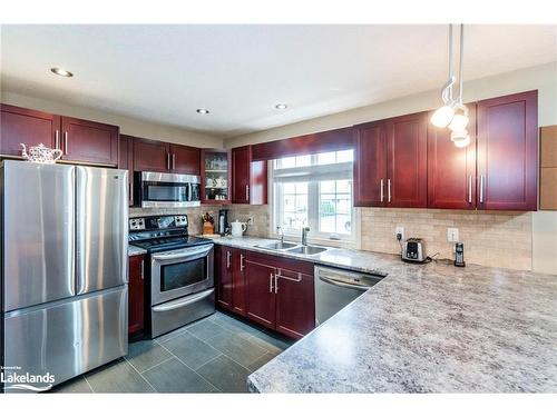 3 Anne Street, Penetanguishene, ON - Indoor Photo Showing Kitchen With Double Sink