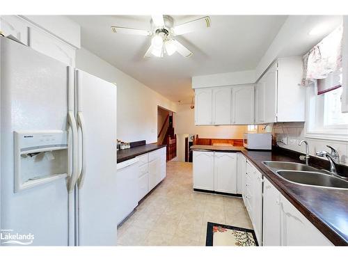 221 John Street, Stayner, ON - Indoor Photo Showing Kitchen With Double Sink