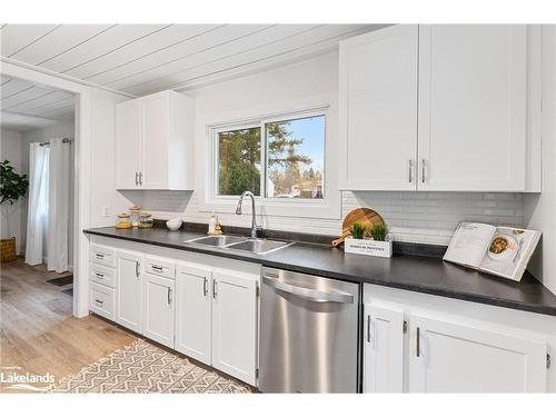 233 Hiram Street, Bracebridge, ON - Indoor Photo Showing Kitchen With Double Sink