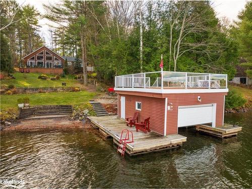 1163 Parkers Point Road, Gravenhurst, ON - Outdoor With Deck Patio Veranda