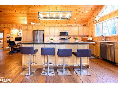 1163 Parkers Point Road, Gravenhurst, ON - Indoor Photo Showing Kitchen With Upgraded Kitchen