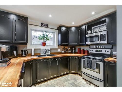 1922 Highway 141, Utterson, ON - Indoor Photo Showing Kitchen With Double Sink