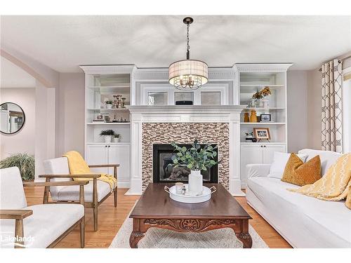 12 Smart Court, Collingwood, ON - Indoor Photo Showing Living Room With Fireplace