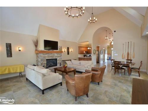 15 Wally Drive, Wasaga Beach, ON - Indoor Photo Showing Living Room With Fireplace