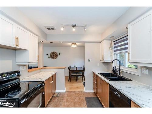 80 Woodland Drive, Midland, ON - Indoor Photo Showing Kitchen With Double Sink