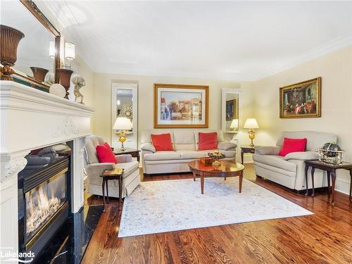 21 Brian Road, Bracebridge, ON - Indoor Photo Showing Living Room With Fireplace