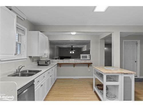 49 North Street E, Orillia, ON - Indoor Photo Showing Kitchen With Double Sink