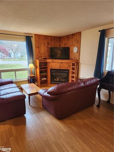 2 Pinecone Drive, Bracebridge, ON - Indoor Photo Showing Living Room With Fireplace