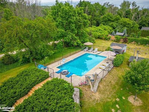 209548 Highway 26, The Blue Mountains, ON - Outdoor With In Ground Pool With Backyard