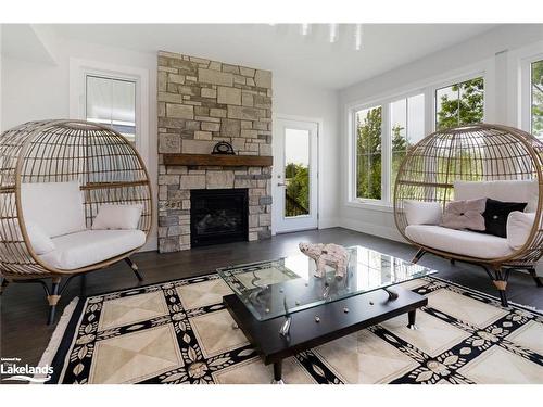 364 Yellow Birch Crescent, The Blue Mountains, ON - Indoor Photo Showing Living Room With Fireplace