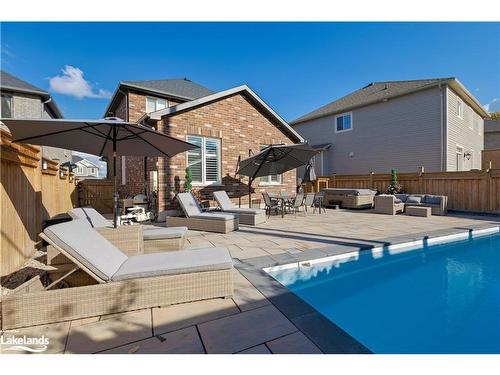 79 Lockerbie Crescent, Collingwood, ON - Outdoor With In Ground Pool With Deck Patio Veranda With Exterior