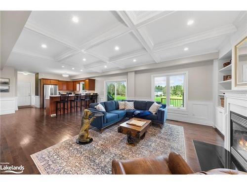 3 Brechin Crescent, Oro-Medonte, ON - Indoor Photo Showing Living Room With Fireplace