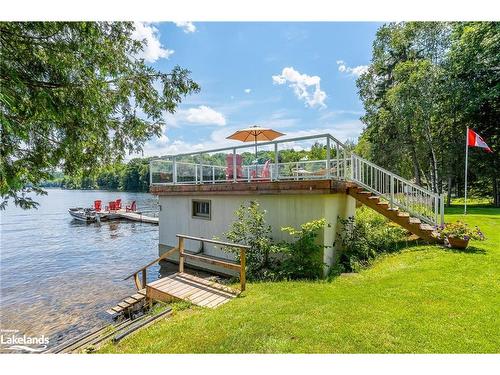 1169 Crooked House Road, Minden Hills, ON - Outdoor With Body Of Water With Deck Patio Veranda