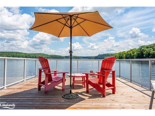 1169 Crooked House Road, Minden Hills, ON - Outdoor With Body Of Water With Deck Patio Veranda With View With Exterior