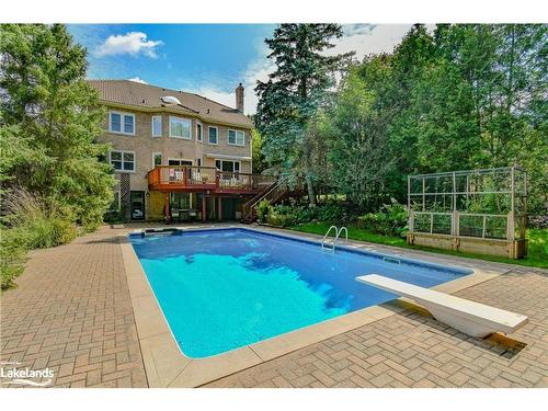 14 Marsh Harbour, Aurora, ON - Outdoor With In Ground Pool With Deck Patio Veranda With Backyard