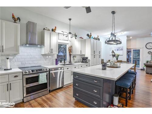 445 Peter Street N, Orillia, ON - Indoor Photo Showing Kitchen With Upgraded Kitchen