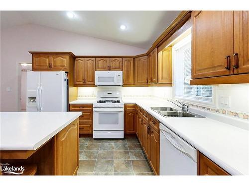 57 Fairway Avenue, Meaford, ON - Indoor Photo Showing Kitchen With Double Sink