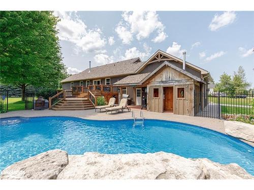 47 Blackburn Avenue, Nottawa, ON - Outdoor With In Ground Pool