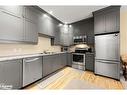 302-20 C Silver Birch Court, Parry Sound, ON  - Indoor Photo Showing Kitchen With Double Sink 