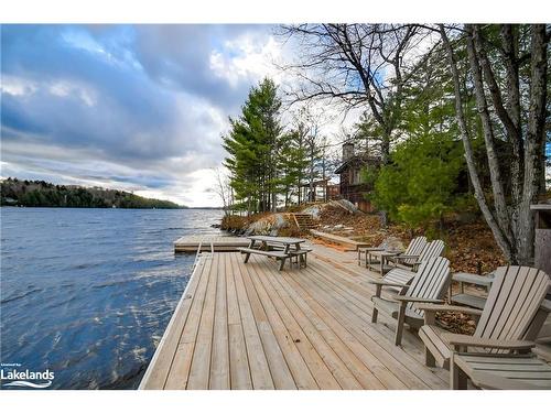 71 Earls Road, Mactier, ON - Outdoor With Body Of Water With Deck Patio Veranda With View