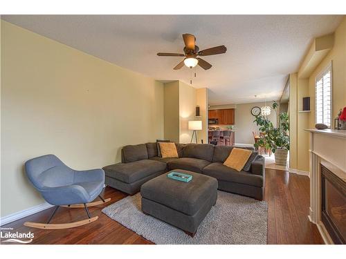 10 Regalia Way, Barrie, ON - Indoor Photo Showing Living Room With Fireplace