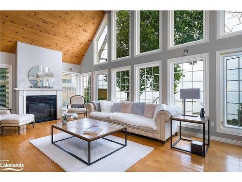 209733 Highway 26, The Blue Mountains, ON - Indoor Photo Showing Living Room With Fireplace