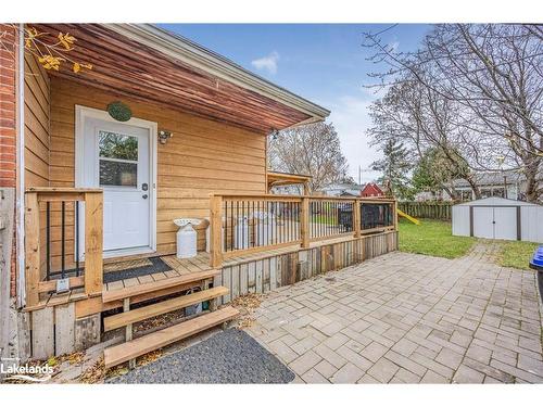 501 Talbot Street, Port Mcnicoll, ON - Outdoor With Deck Patio Veranda With Exterior